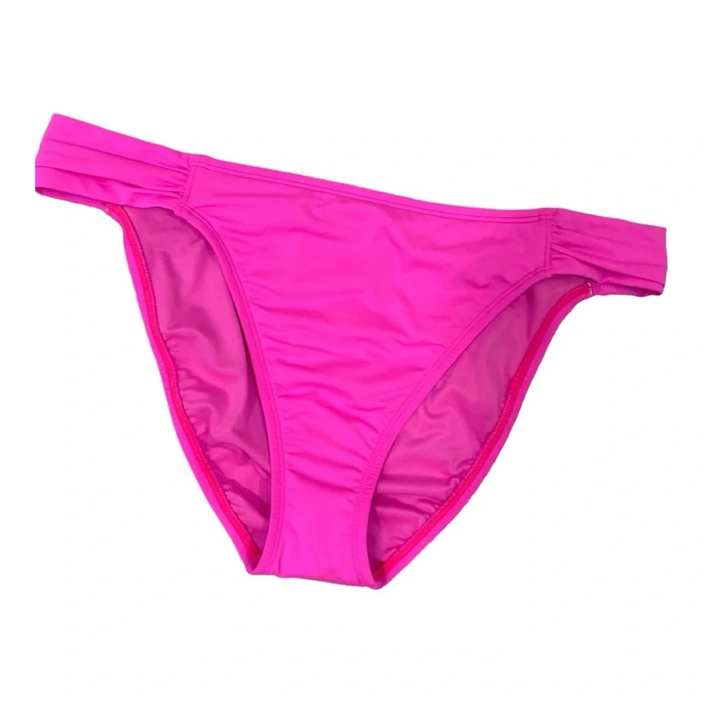 Lilly Pulitzer Clancy Swim Bikini Bottom Plumeria Pink Sz 14